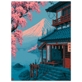 Izakaya Pixel poster – Japanese izakaya scene in pixel art style
