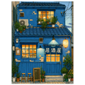 Izakaya Night poster – anime izakaya alley lit by lanterns at night